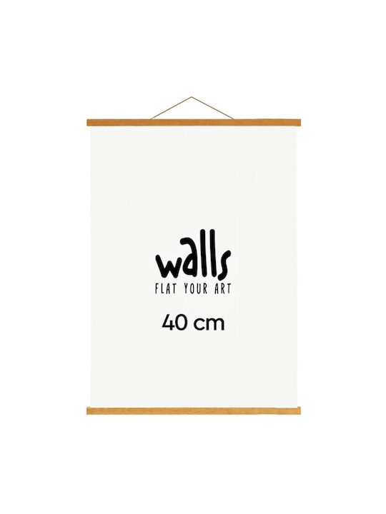 Walls Κορνίζα Τοίχου Ξύλινη με Μπεζ Πλαίσιο