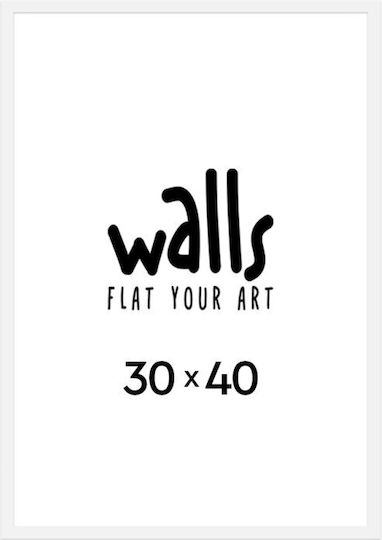 Walls Rama Foto Montată Pe Perete Cu Ramă Din Lemn Alb 30x40