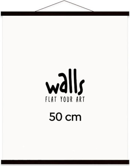 Walls Κορνίζα Τοίχου Ξύλινη με Μαύρο Πλαίσιο