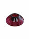 Candle Holder suitable for Tealights Glass in Red Color 9cm 1pcs