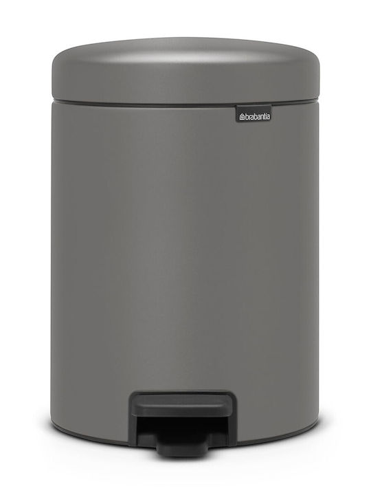 Brabantia Metalic Perie de toaletă 5lt Gri