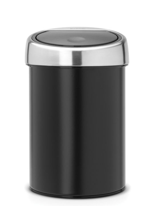 Brabantia Inox Badezimmer Mülleimer 3Es Schwarz