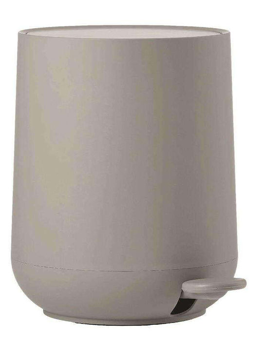 Zone Denmark Nova Metallic Toilet Bin 3lt Beige