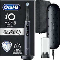 Oral-B Series 9 Special Edition Ηλεκτρική Οδοντόβουρτσα με Χρονομετρητή, Αισθητήρα Πίεσης και Θήκη Ταξιδίου Μαύρη