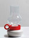 Seletti Candle Holder suitable for Tealights Porcelain in Red Color 40cm 1pcs
