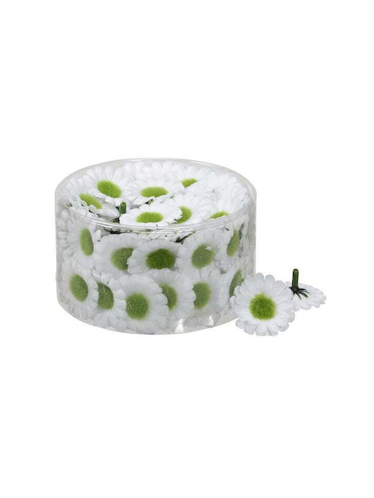 Artificial Decorative Branch Daisy White 100pcs ED Collection