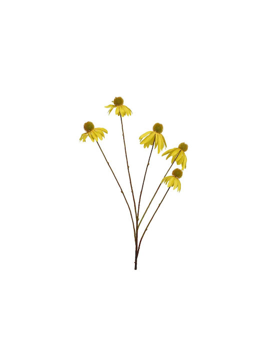 Artificial Decorative Branch Yellow 1pcs