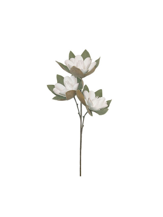 Künstlicher Dekorativer Zweig Magnolie White 85cm 1Stück