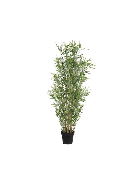 Artificial Plant in Small Pot Bamboo Green 1pcs