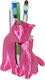 Wep 3d Βάση Στήριξης Οδοντόβουρτσας Πλαστική Ροζ
