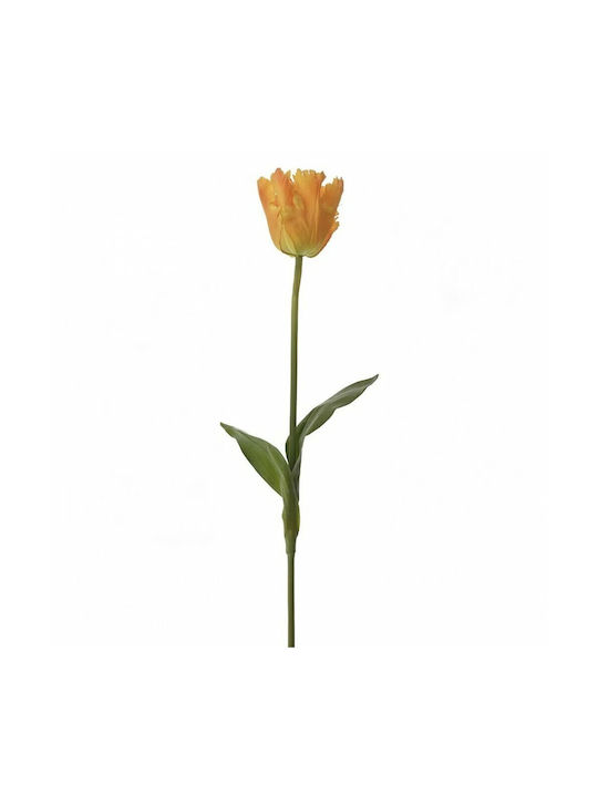 Artificial Decorative Branch Tulip Yellow 1pcs