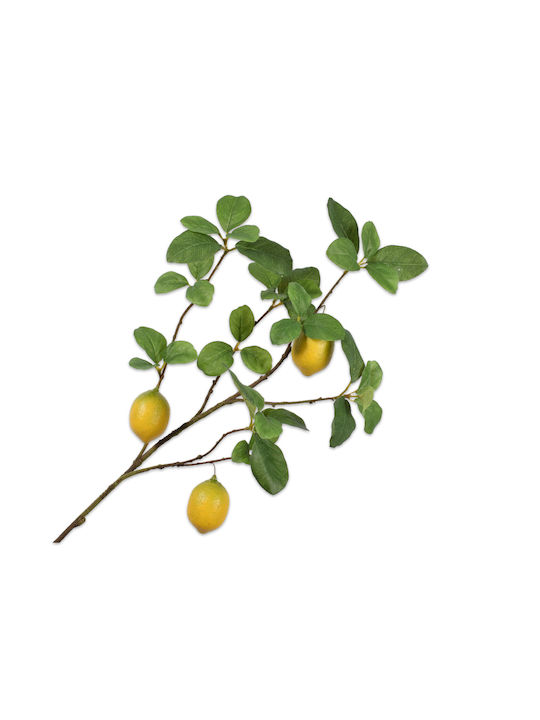 Artificial Decorative Branch Lemon Tree Yellow 98cm 1pcs