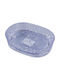 Plastic Soap Dish Countertop Gray