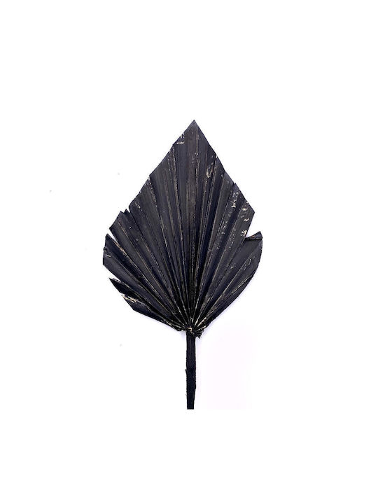 Artificial Decorative Branch Palm Tree Black 1pcs