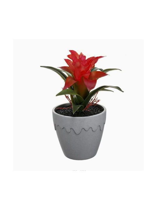 Artificial Plant in Small Pot Red 1pcs