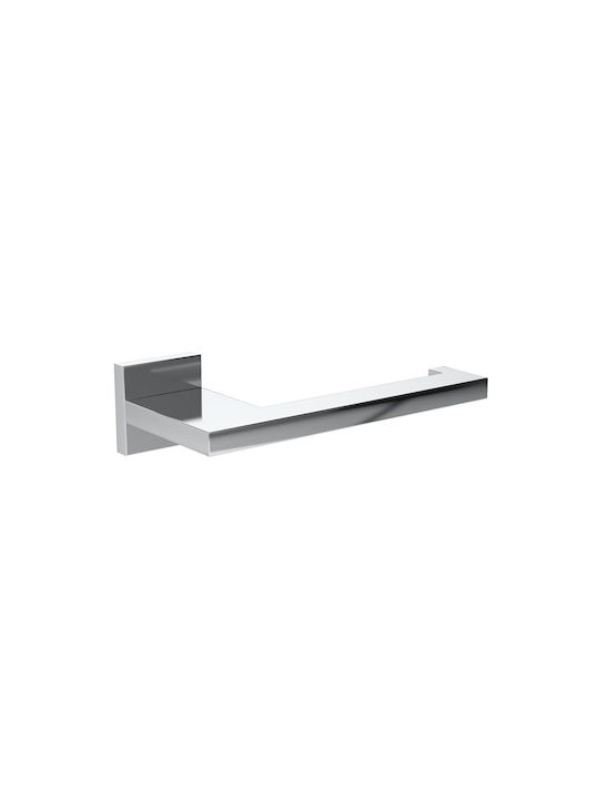 Metallic Paper Holder Wall Mounted Silver