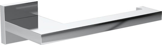Longevita Wandmontiert Papierhalter Metallisch Silber