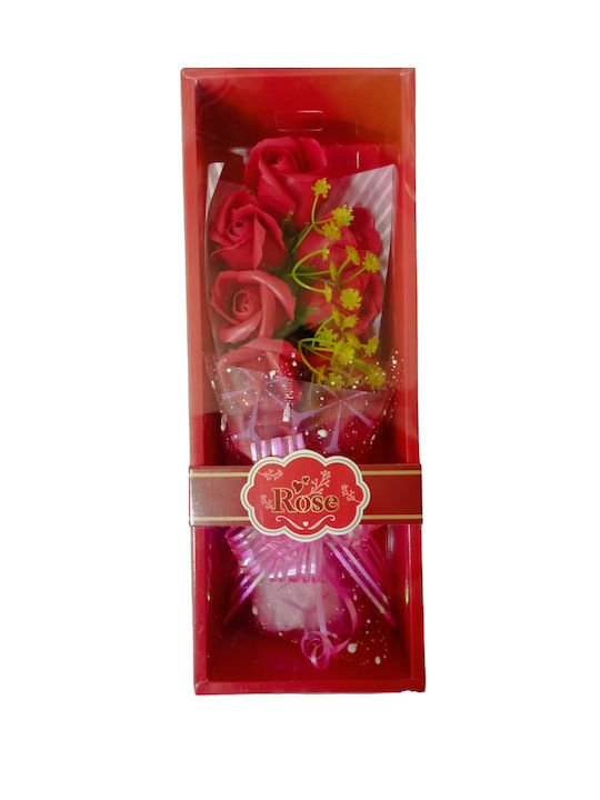 Bouquet of Artificial Flowers Rose Red 1pcs