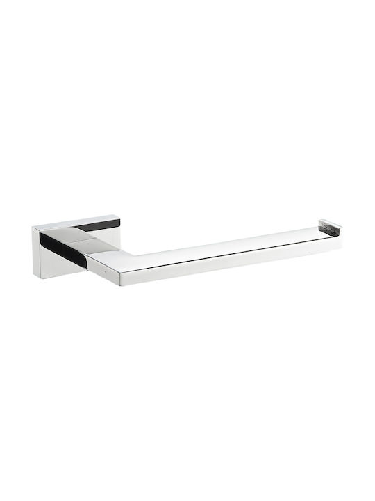 Bronze Art Genesis Wall Mounted Silver Metallic Paper Holder