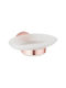 Bronze Art Wall-mounted Soap Dish Metallic Rose Gold