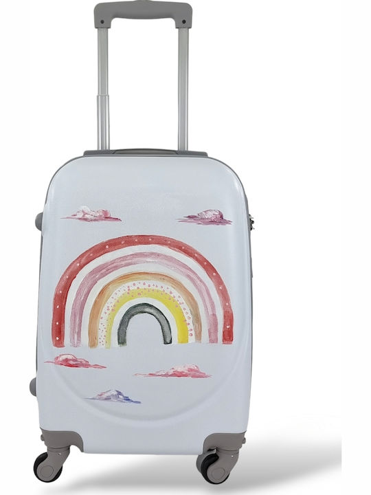 Playbags Kids Cabin Hard Suitcase Rainbow With 4 Wheels Height 36cm