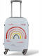 Playbags Kids Cabin Hard Suitcase Rainbow With 4 Wheels Height 36cm