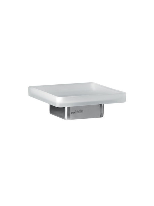 Inda Lea 21 Metallic Soap Dish Countertop Silver