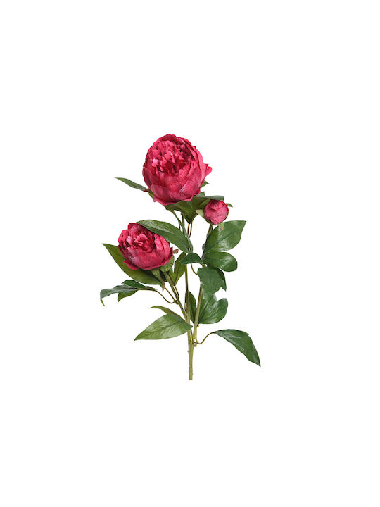 Kaemingk Artificial Decorative Branch Rose Fuchsia 1pcs