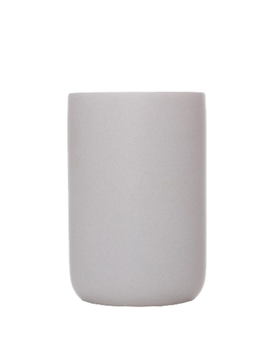 Sorema Ceramic Cup Holder Countertop Gray