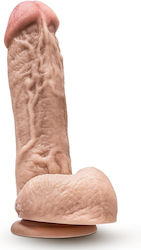 Dr. Skin Mr. D. Dildo realist cu Testicule și Ventuză Flesh 22cm