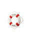 Hanging Wall Decor Red 35x5x35cm