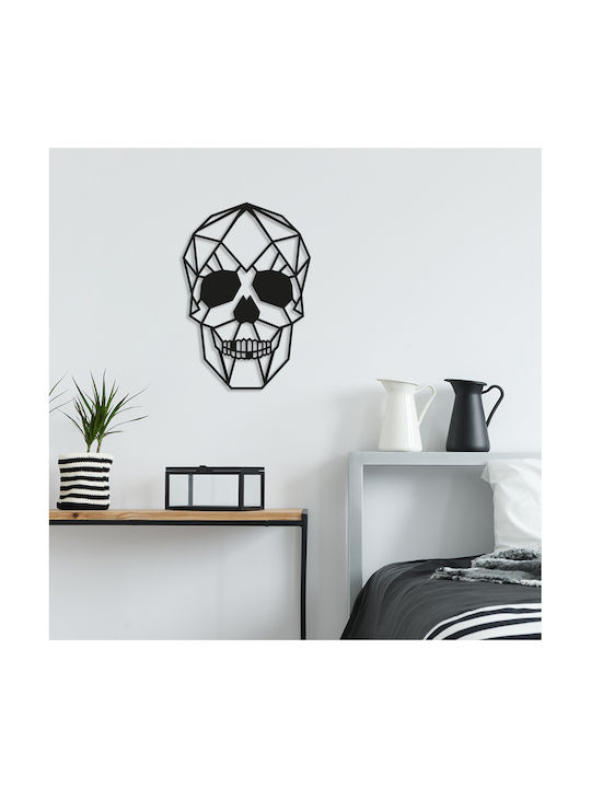 Decorativ Suspendat din Metal Skull 35x35cm 1pcs