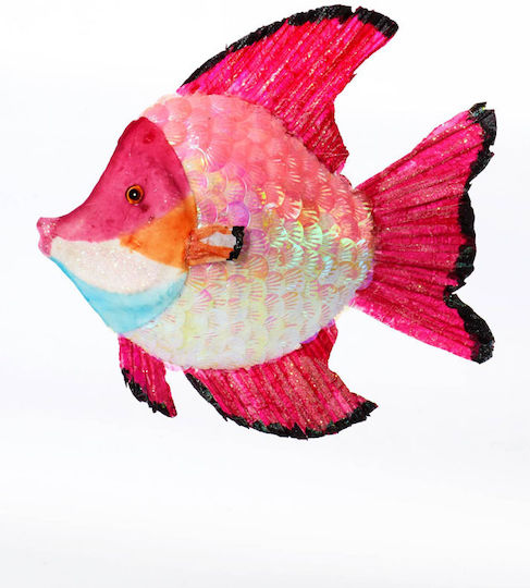 Hängende Wanddekoration Fuchsia aus Felizol 26x6x26cm