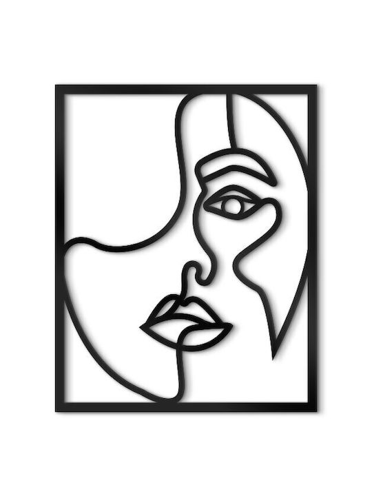 Walls 3D Wall Decor Silhouette Girl Face Made o...