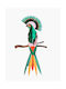 Studio Roof Wall Decor Made of Paper 23x7x27cm