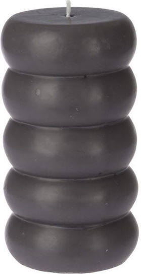 Home & Styling Διακοσμητικό Κερί Γκρι 530gr