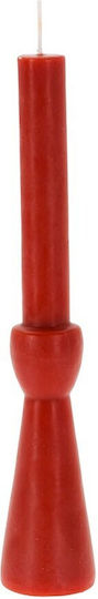 Home & Styling Decorative Burgundy Taper Candle 25.5cm 160g