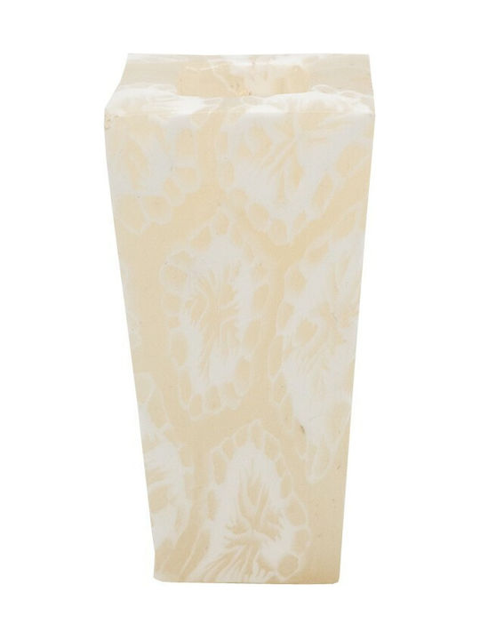 Decorative Candle White 9.5cm 1pcs