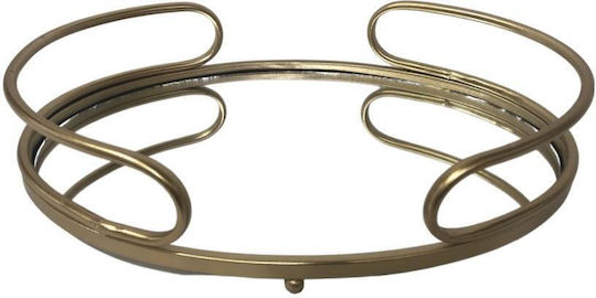 Zen Collection Tavă Decorativă Metal Dreptunghiulară cu oglindă 39.5x25x9cm 1buc