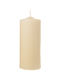 Decorative Candle Beige 1pcs