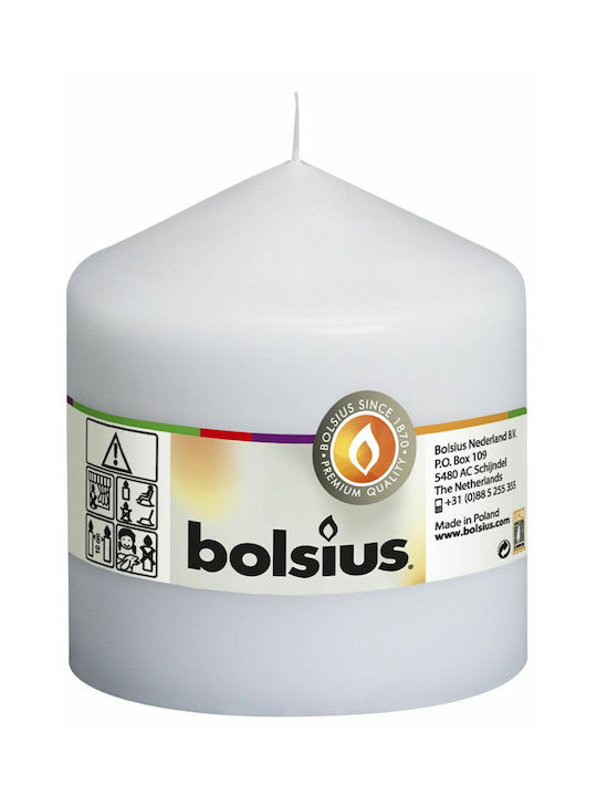 Bolsius Decorative Candle White 1pcs