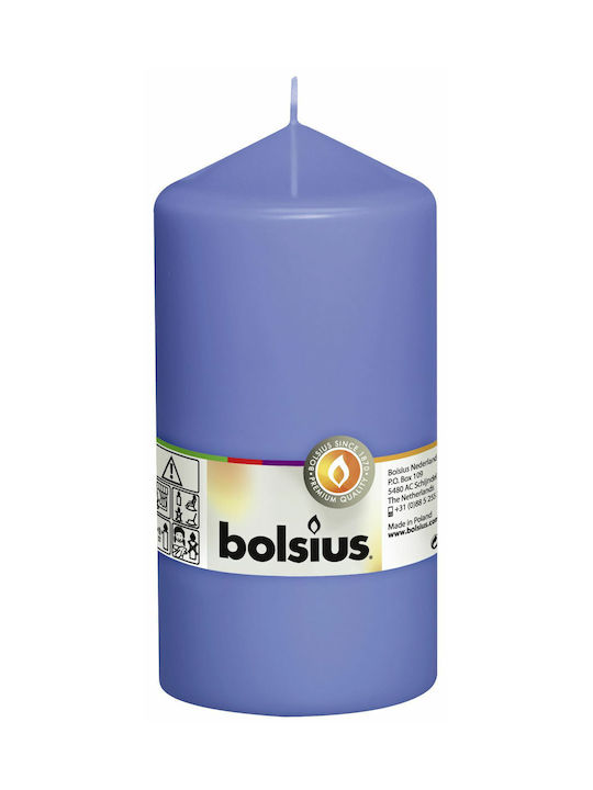 Bolsius Decorative Candle Blue 1pcs