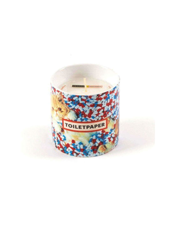 Seletti Dekorative Kerze im Gefäß Mehrfarbig 8,5x9,5cm