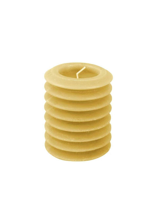 Present Time Decorative Candle Yellow 1pcs