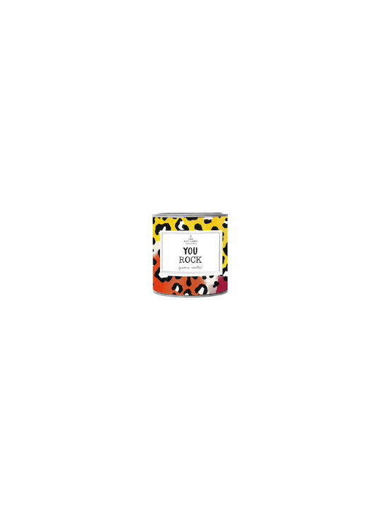 The Gift Label Aromatic Soy Candle in Jar with Jasmine Vanilla Scent 90g
