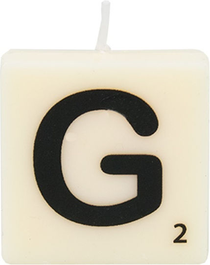 The Gift Label Ecru Pillar Candle