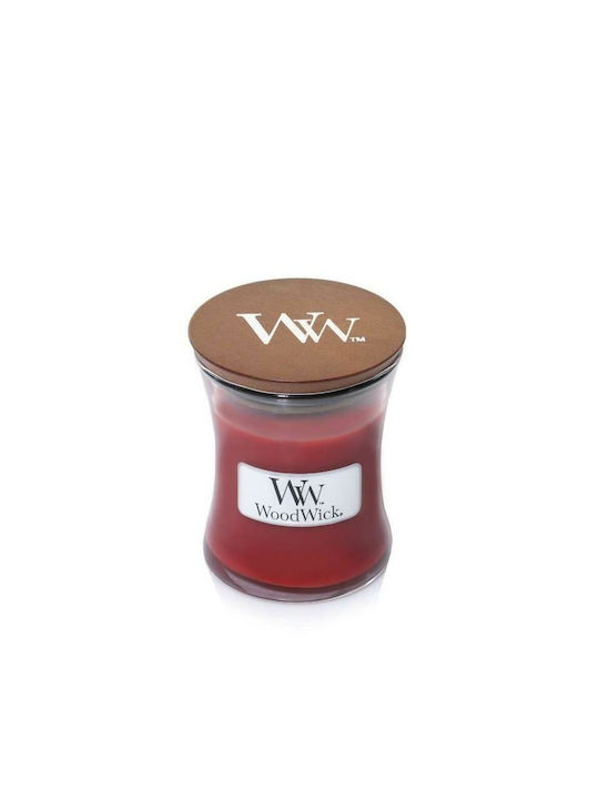 WoodWick Scented Candle Jar Burgundy 1pcs