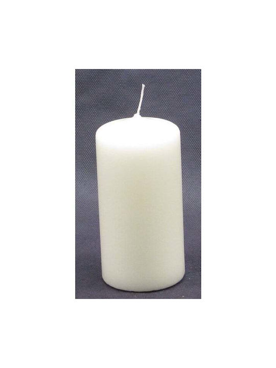 Jaspers Decorative Candle White 1pcs