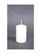 Jaspers Decorative Candle White 1pcs