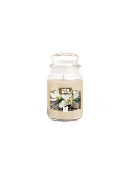 Candil Scented Candle Jar Ecru 510gr 1pcs